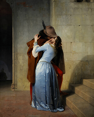 Il bacio Francesco Hayez 1859